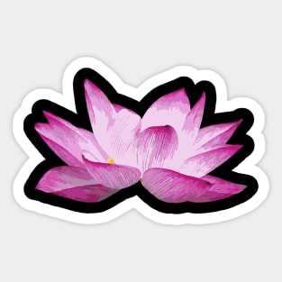 Lotus Flower Sticker